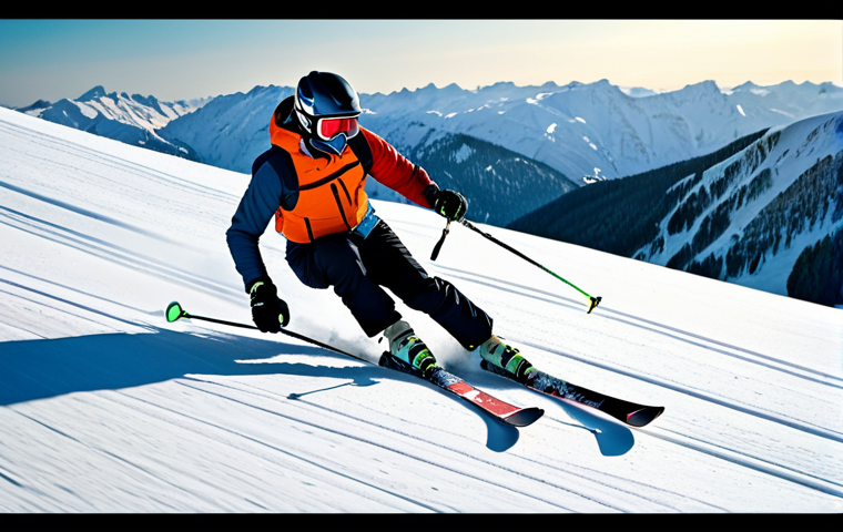 Prompt 1: Professional Skier in Control**
