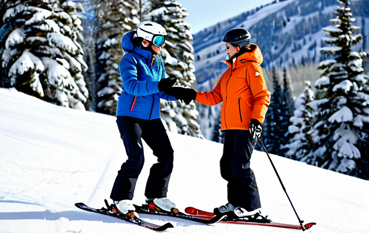 스키 속도 조절 방법 - **Image Prompt:** "A professional skier, fully clothed in a modern ski suit, demonstrating a paralle...