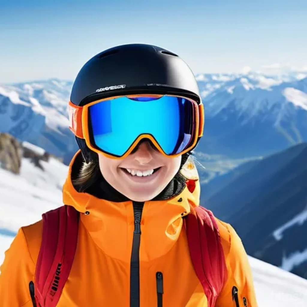 스키 복장 종류 - **Prompt 1: The Layered Adventurer on the Slopes**
    "A dynamic shot of an individual, mid-20s, wi...