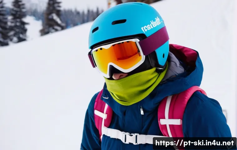 스노우보드 초보자가 피할 실수 - A close-up, medium shot of a young adult, possibly in their early 20s, struggling visibly while tryi...