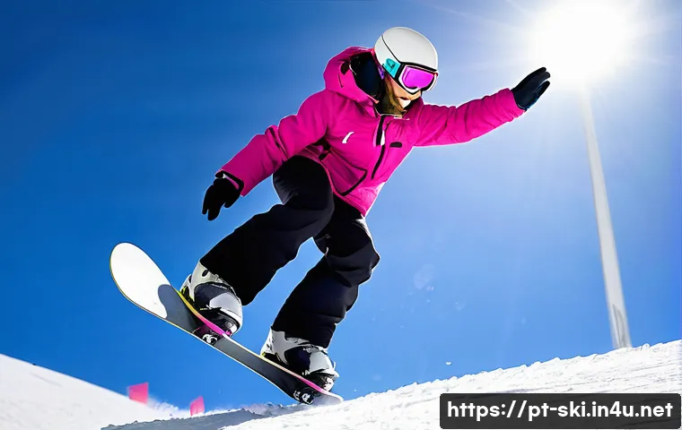 스노우보드 중급자 팁 관련 이미지 1