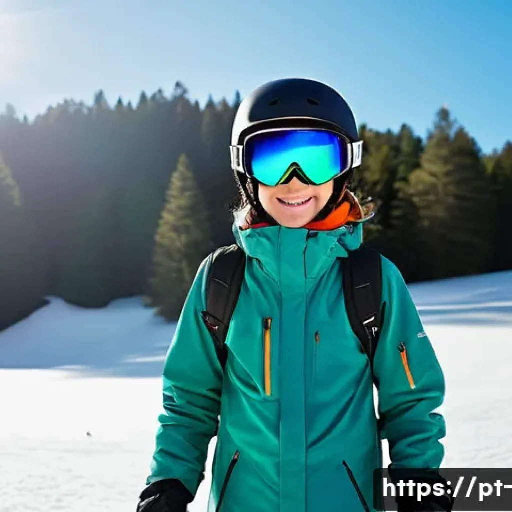 스노우보드 초보 강사 팁 - A beginner snowboarder wearing flexible, shorter snowboard gear, including a colorful snowboard jack...