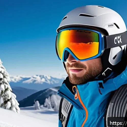 Home 32 스노우보드 추천 브랜드 - A dynamic winter mountain scene featuring a professional snowboarder wearing high-tech thermal gear,...